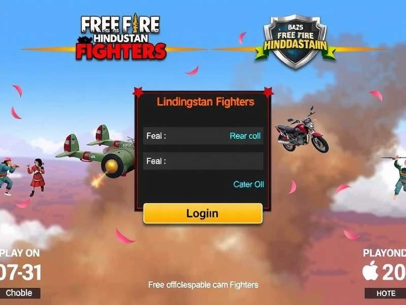 Login to Free Fire Hindustan Fighters Free Fire Hindustan Fighters Login Screen